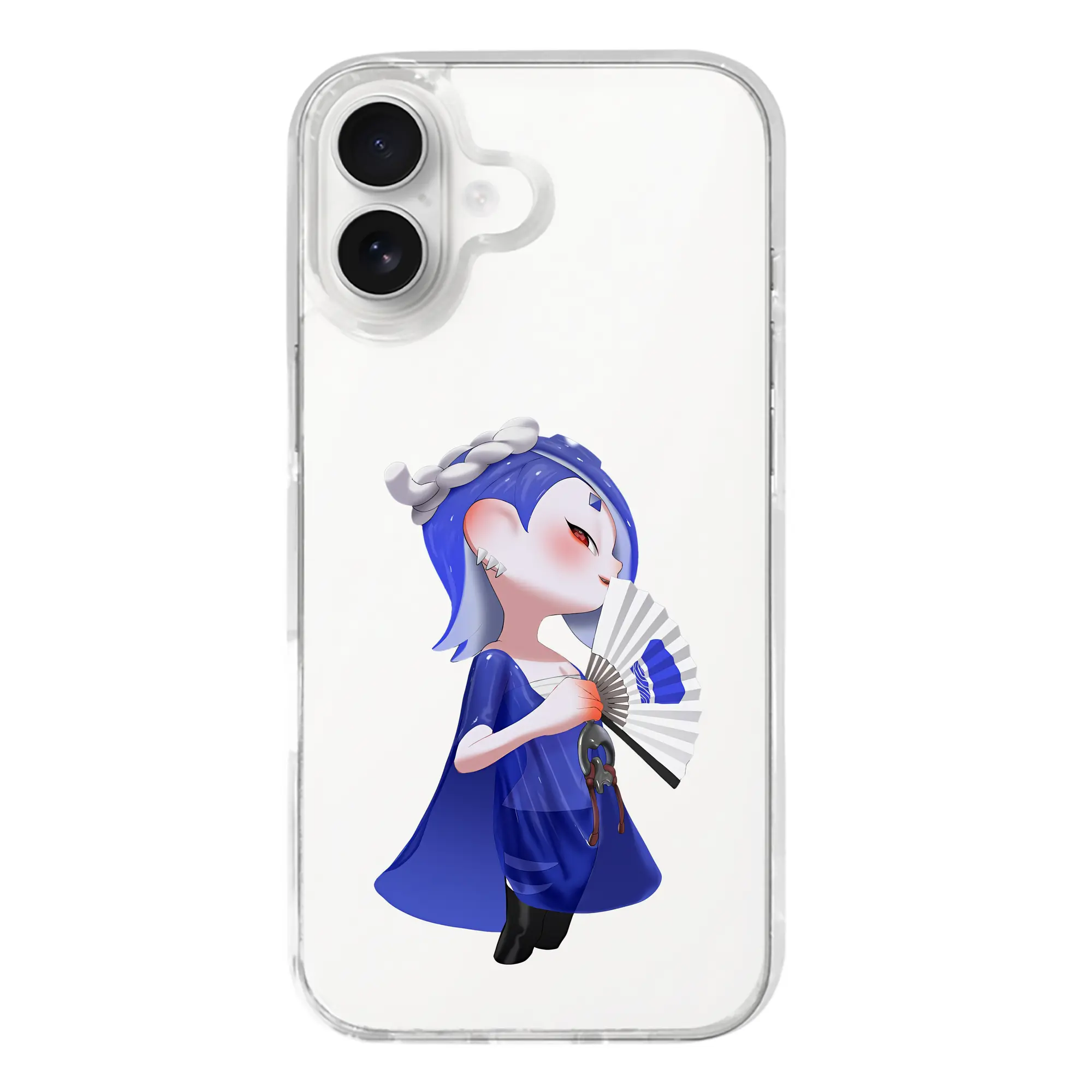 スプラトゥーン グッズ,フウカ - iPhone 17シリーズ 透明スマホケース – 薄型・耐衝撃・精密フィット保護カバー